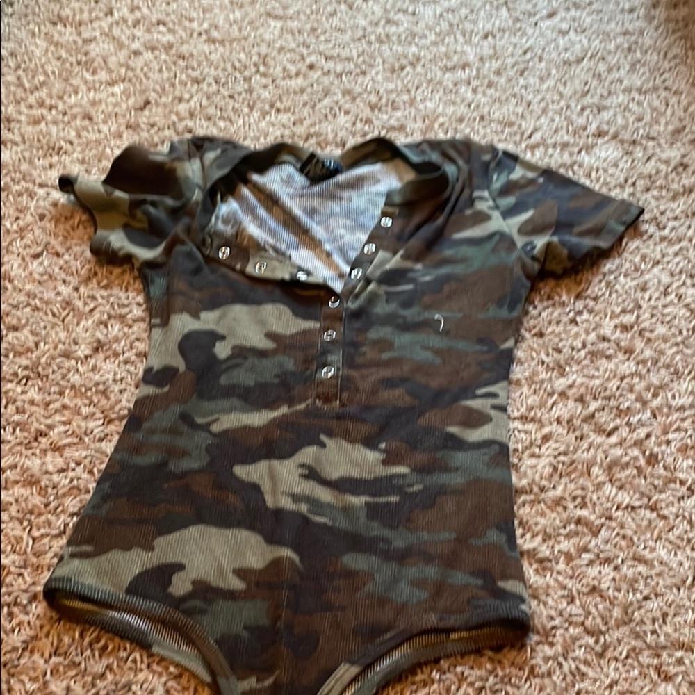 Women’s Camouflage Bodysuit